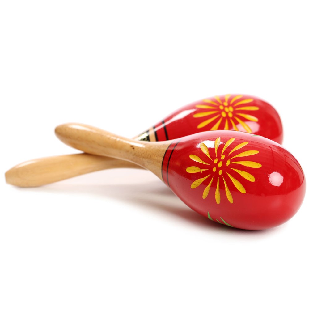 PP Percussion PP-6002RD Ξύλινες Μαράκες Κόκκινες