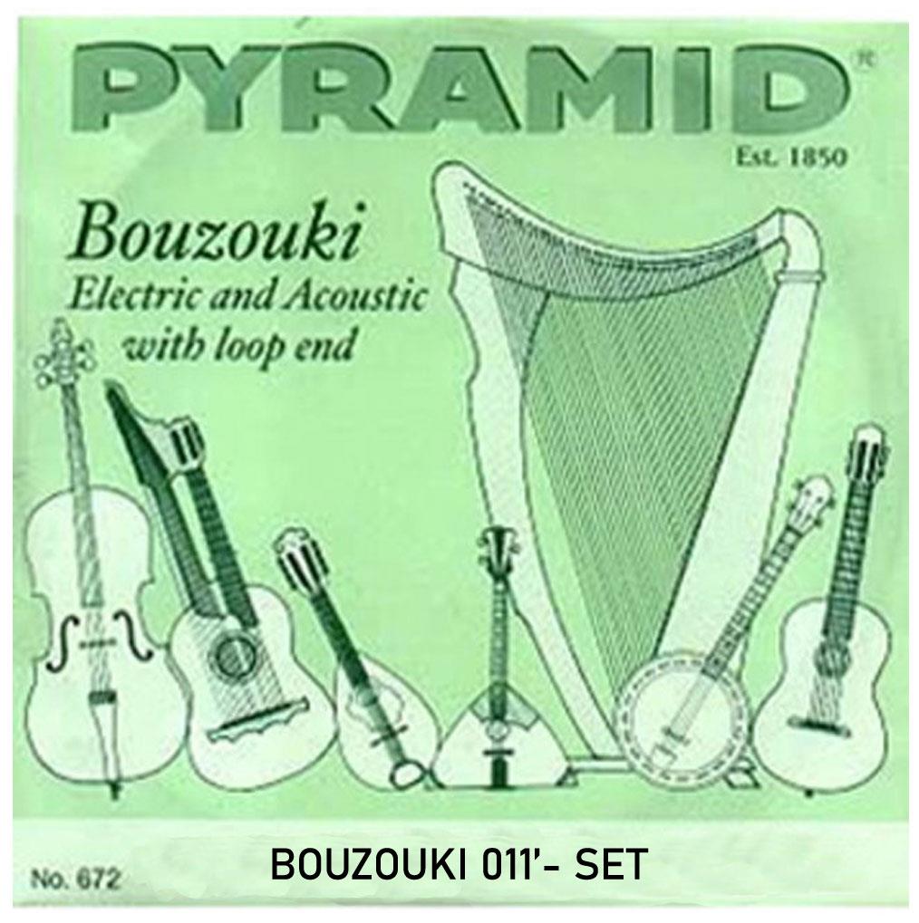 PYRAMID Σετ Χορδές 011' 8-χορδου Μπουζουκιού