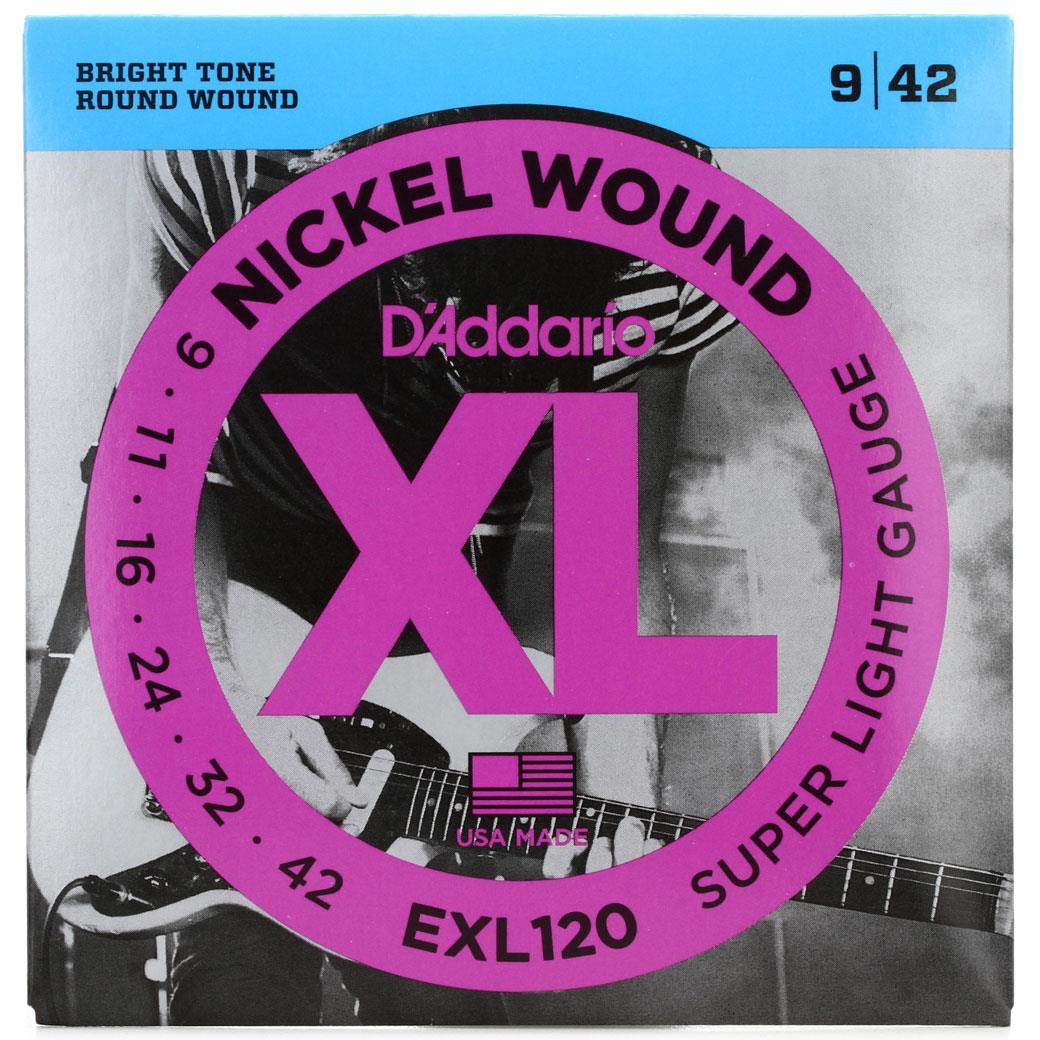 DADDARIO EXL120 SUPER LIGHT 09-42 Σετ Χορδές Ηλεκτρικής Κιθάρας