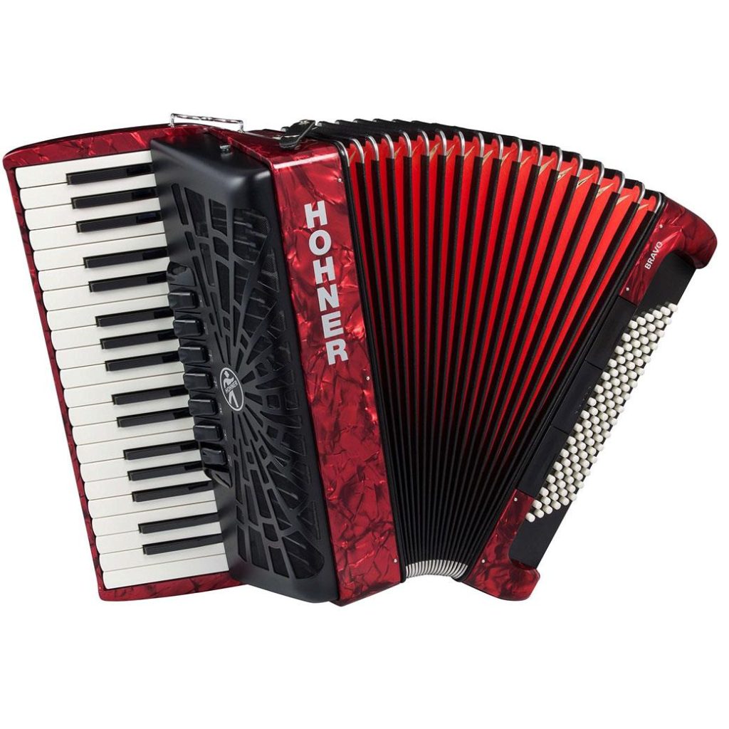 HOHNER BRAVO III 72' Ακορντεόν Κόκκινο