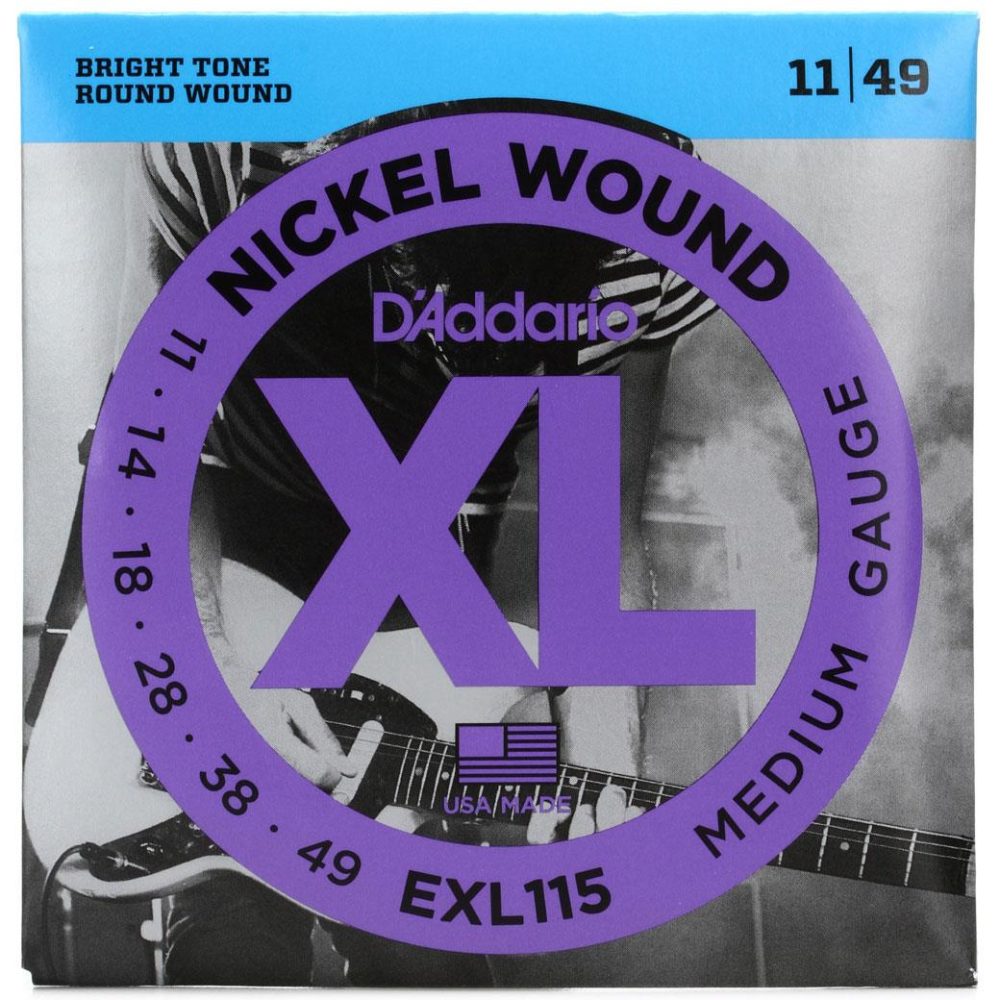 DADDARIO EXL115 MEDIUM 11-49 Σετ Χορδές Ηλεκτρικής Κιθάρας