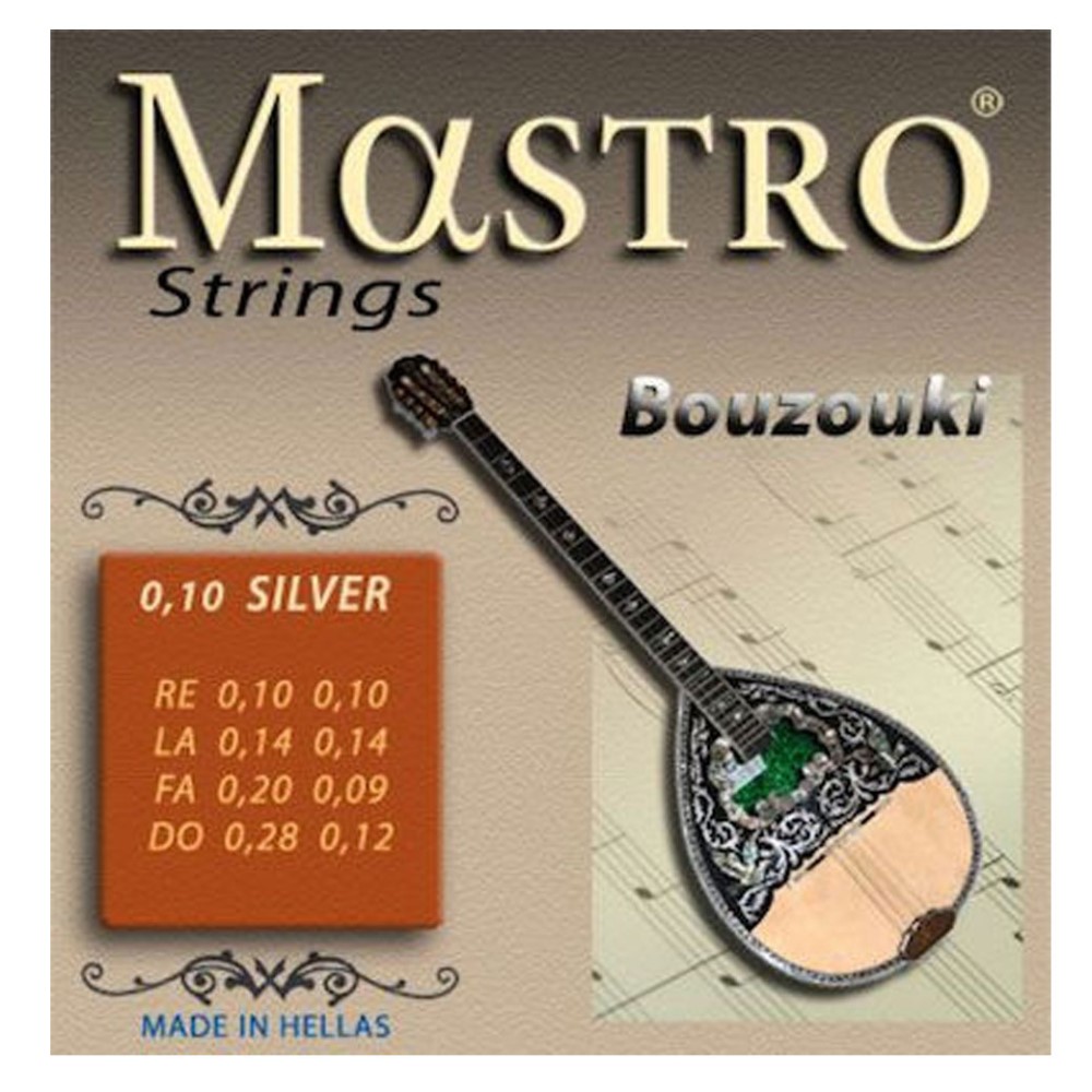 MASTRO 010 LIGHT Σετ Χορδές 8-χορδου Μπουζουκιού