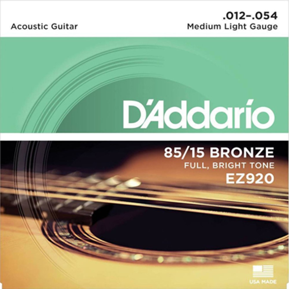 DADDARIO EZ920 MEDIUM-LIGHT 12-54 Σετ Χορδές Ακουστικής Κιθάρας