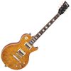VINTAGE V100AFD Paradise Flamed Amber Electric Guitar