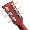 VINTAGE V100AFD Paradise Flamed Amber Electric Guitar