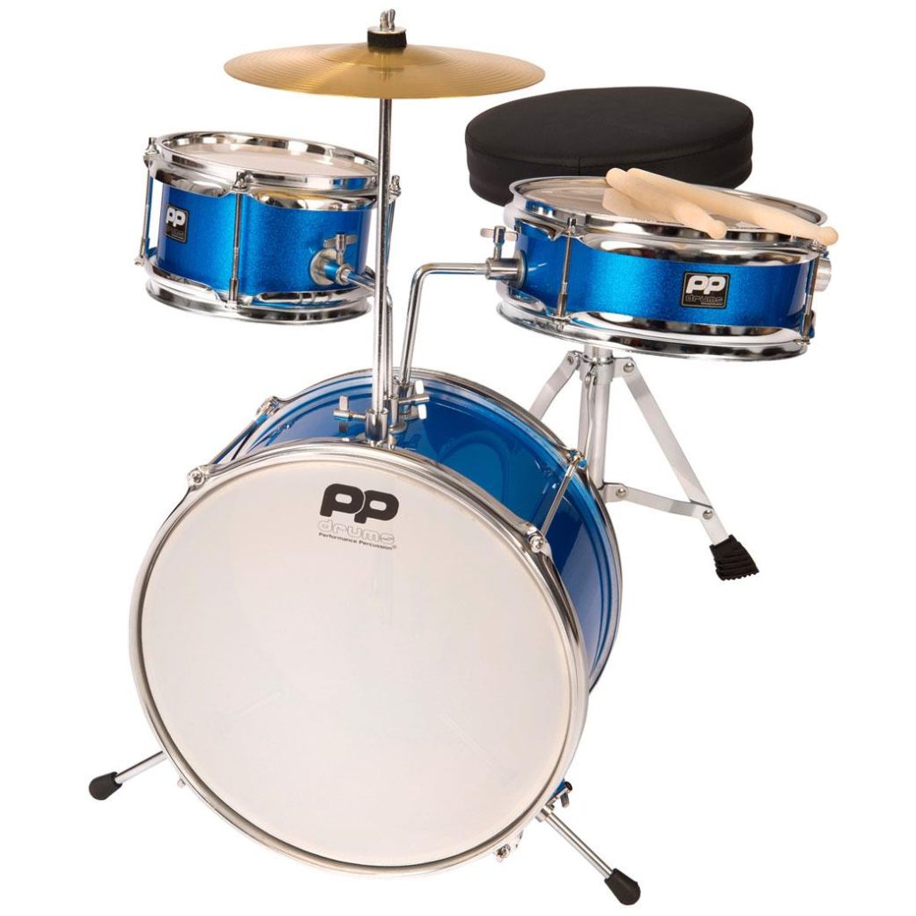 PP Percussion PP-101BL Παιδικό Junior Mini Σετ Ντραμς Μπλε