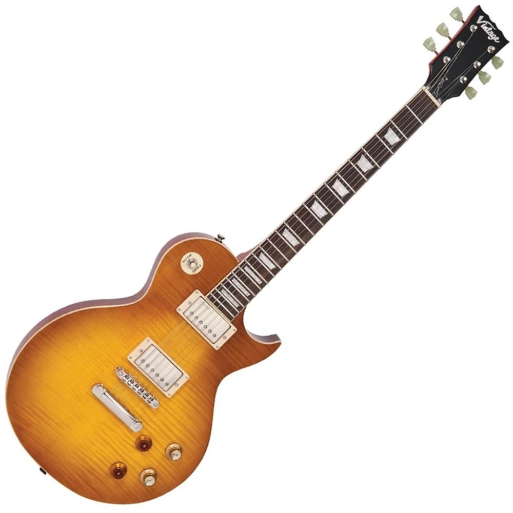 VINTAGE V100PGM Lemon Drop Electric Guitar