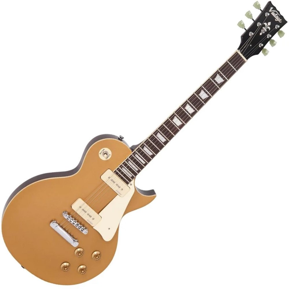 VINTAGE V100GT Gold Top Electric Guitar