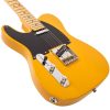 VINTAGE LV52BS Butterscotch Tele Left-handed Electric Guitar