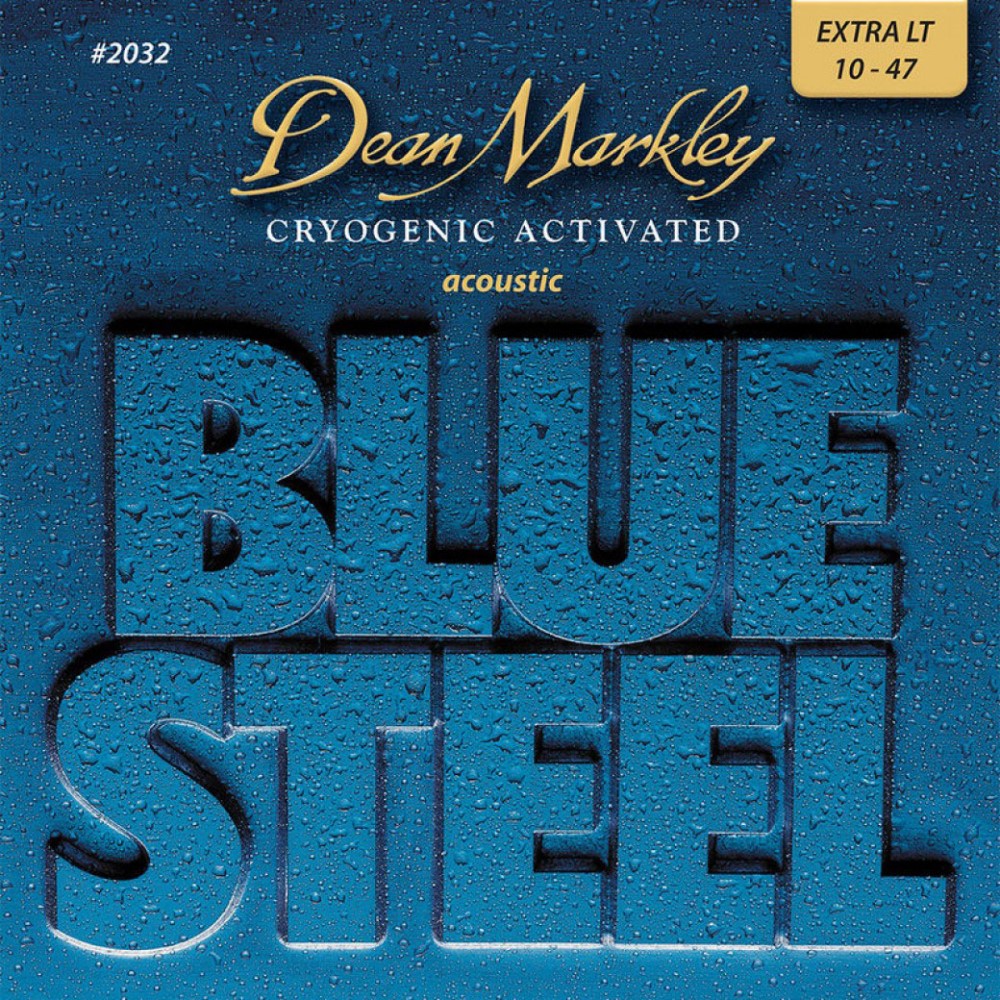 DEAN MARKLEY BLUE STEEL DM2032 EXTRA LIGHT 10-47 Σετ Χορδές Ακουστικής Κιθάρας