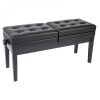 KINSMAN KPB-20BK Double Seated Piano Bench