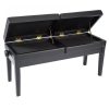 KINSMAN KPB-20BK Double Seated Piano Bench