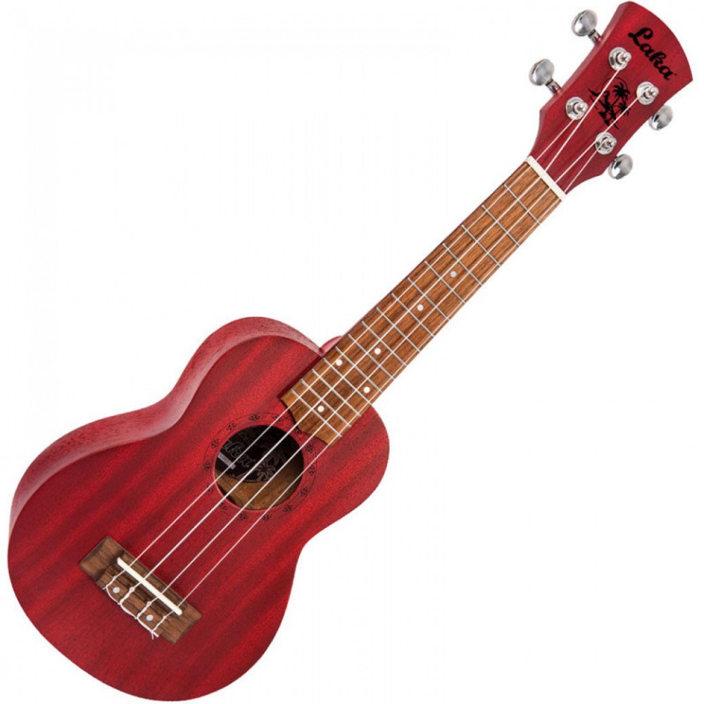 LAKA VUS-5RD Soprano Ukulele - Σοπράνο Γιουκαλίλι Κόκκινο με θήκη
