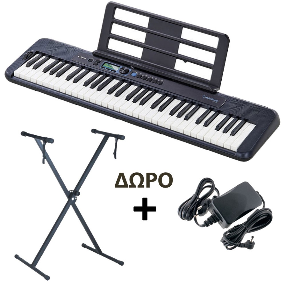 CASIO CT-S300 Αρμόνιο με ΔΩΡΟ Βάση και Τροφοδοτικό