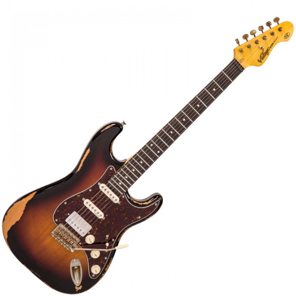 VINTAGE ICON V6HMRSSB Relic Sunburst Ηλεκτρική Κιθάρα