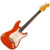 VINTAGE ICON V6MRFR Relic Firenza Red Electric Guitar