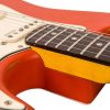 VINTAGE ICON V6MRFR Relic Firenza Red Electric Guitar