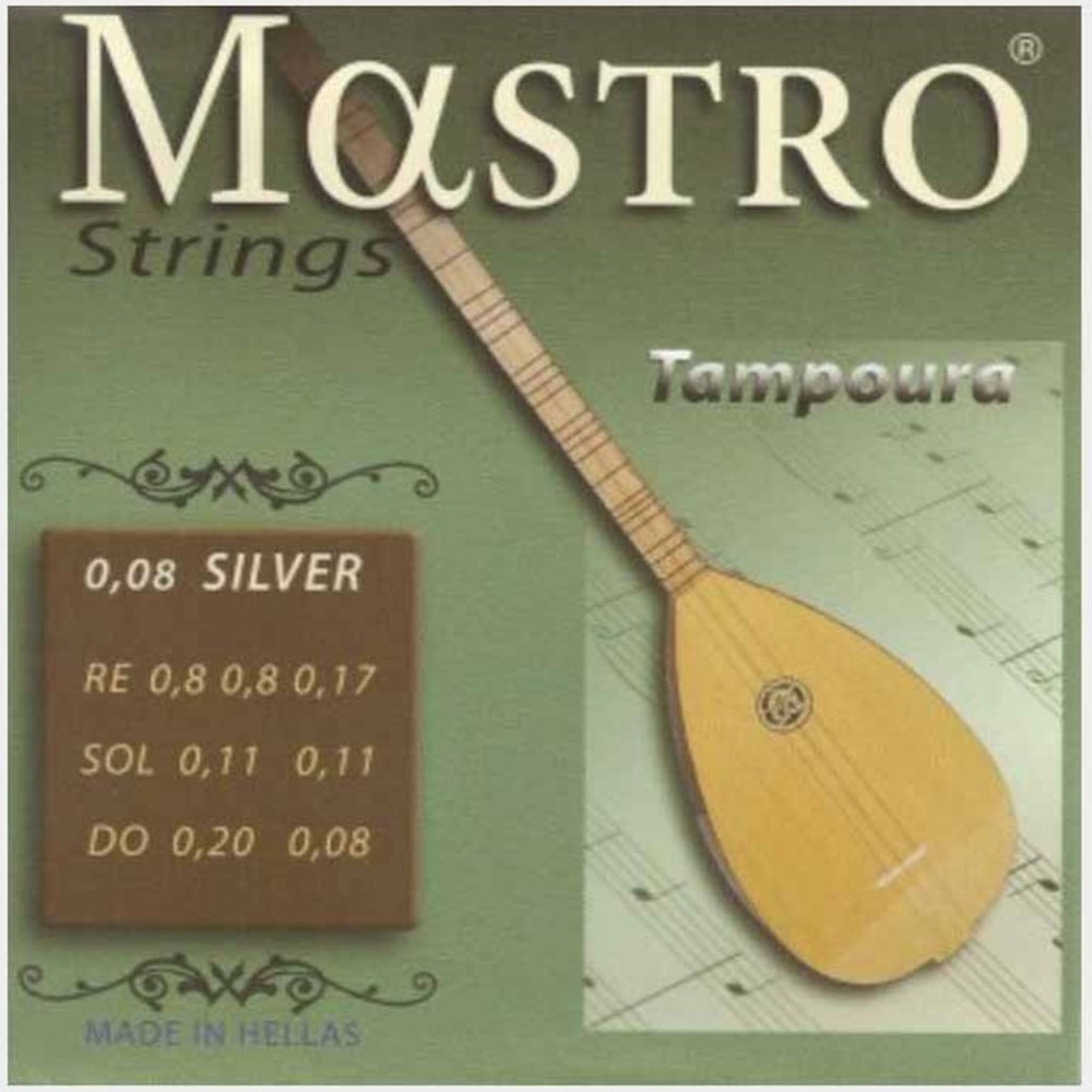 MASTRO 008 SILVER Σετ Χορδές Ταμπουρά