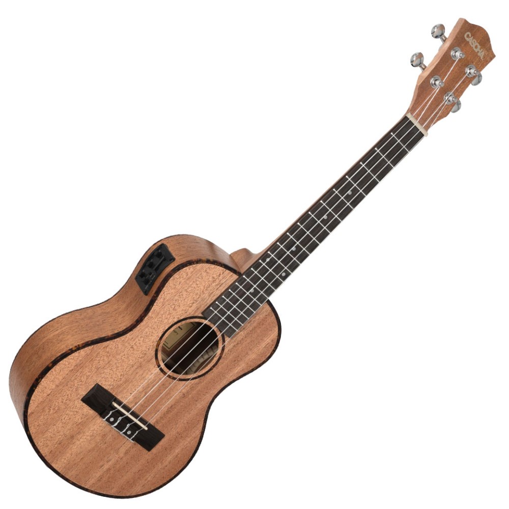 CASCHA HH-2048E Ηλεκτροακουστικό Tenor Ukulele - Γιουκαλίλι με θήκη