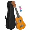CASCHA HH-3964 Soprano Ukulele - Σοπράνο Γιουκαλίλι Κίτρινο με θήκη