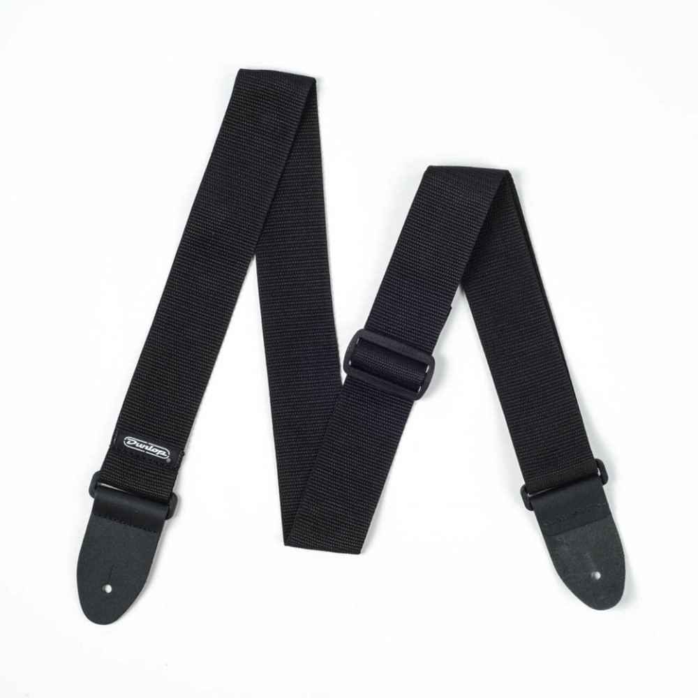 DUNLOP D0701BK Poly Strap Ζώνη Κιθάρας Μαύρη