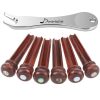 DONNER EC-2014 Wooden Bridge Pins Set for Acoustic Guitar