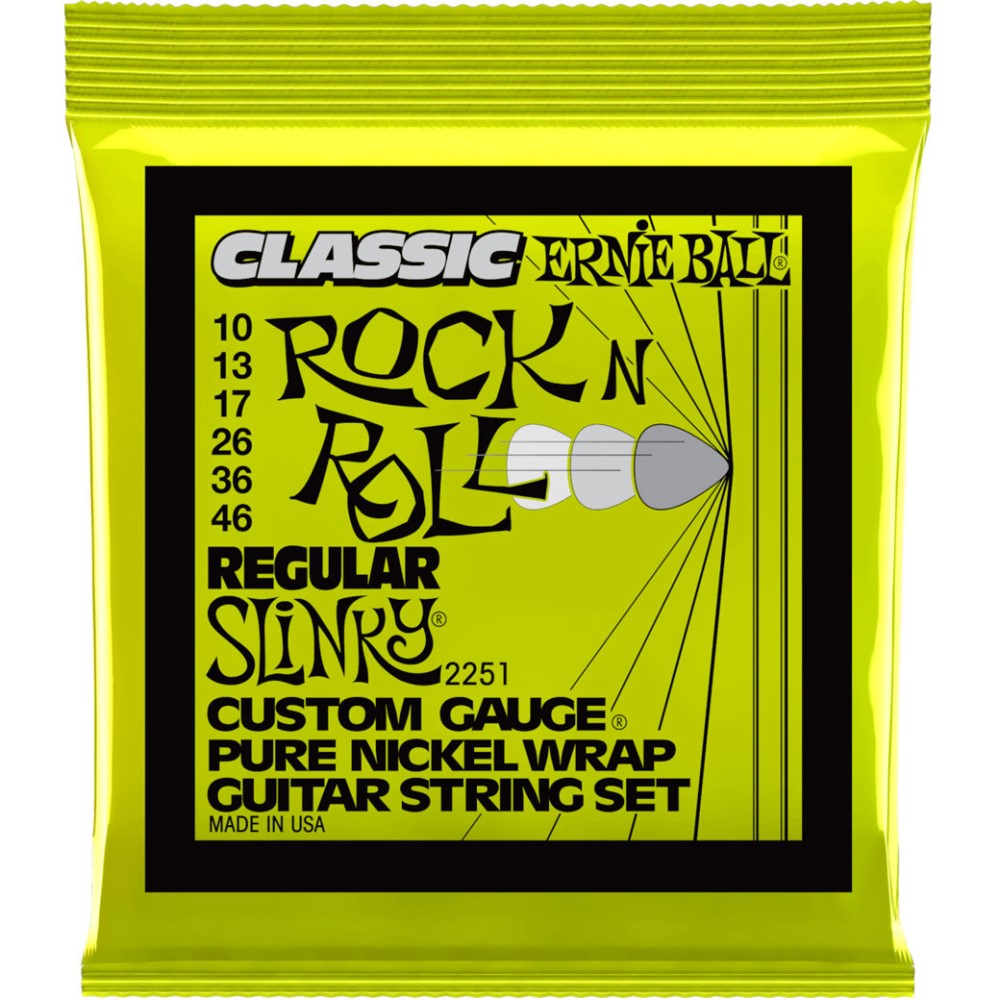ERNIE BALL 2251 Rock'n Roll 10-46 Σετ Χορδές Ηλεκτρικής Κιθάρας