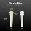 DONNER EC-2013 Bone Bridge Pins Set for Acoustic Guitar