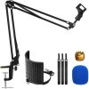MOUKEY MK-0156 Microphone Stand with Pop Filter