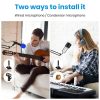 MOUKEY MK-0156 Microphone Stand with Pop Filter
