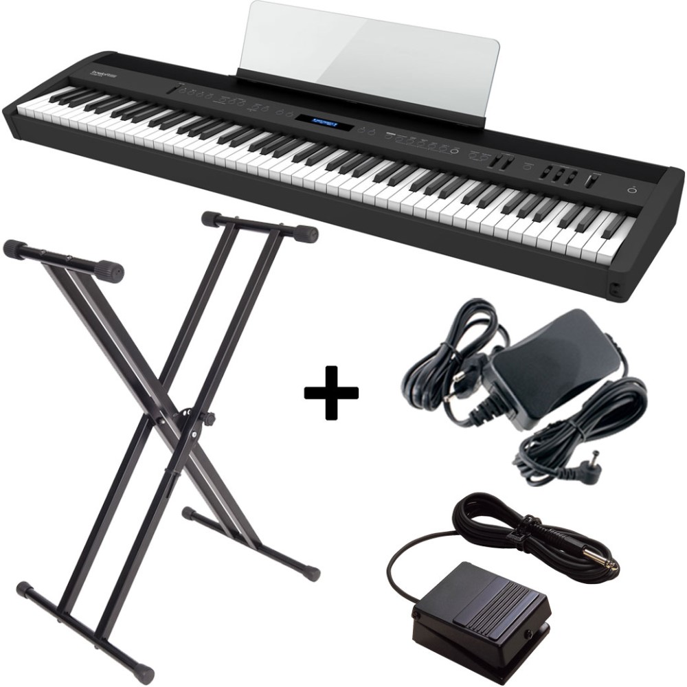 ROLAND FP-60X Black Ηλεκτρικό Πιάνο με ΔΩΡΟ Βάση και Πεντάλ