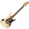 VINTAGE ICON V6MRVW Relic White Electric Guitar