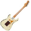 VINTAGE ICON V6MRVW Relic White Electric Guitar