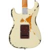 VINTAGE ICON V6MRVW Relic White Electric Guitar