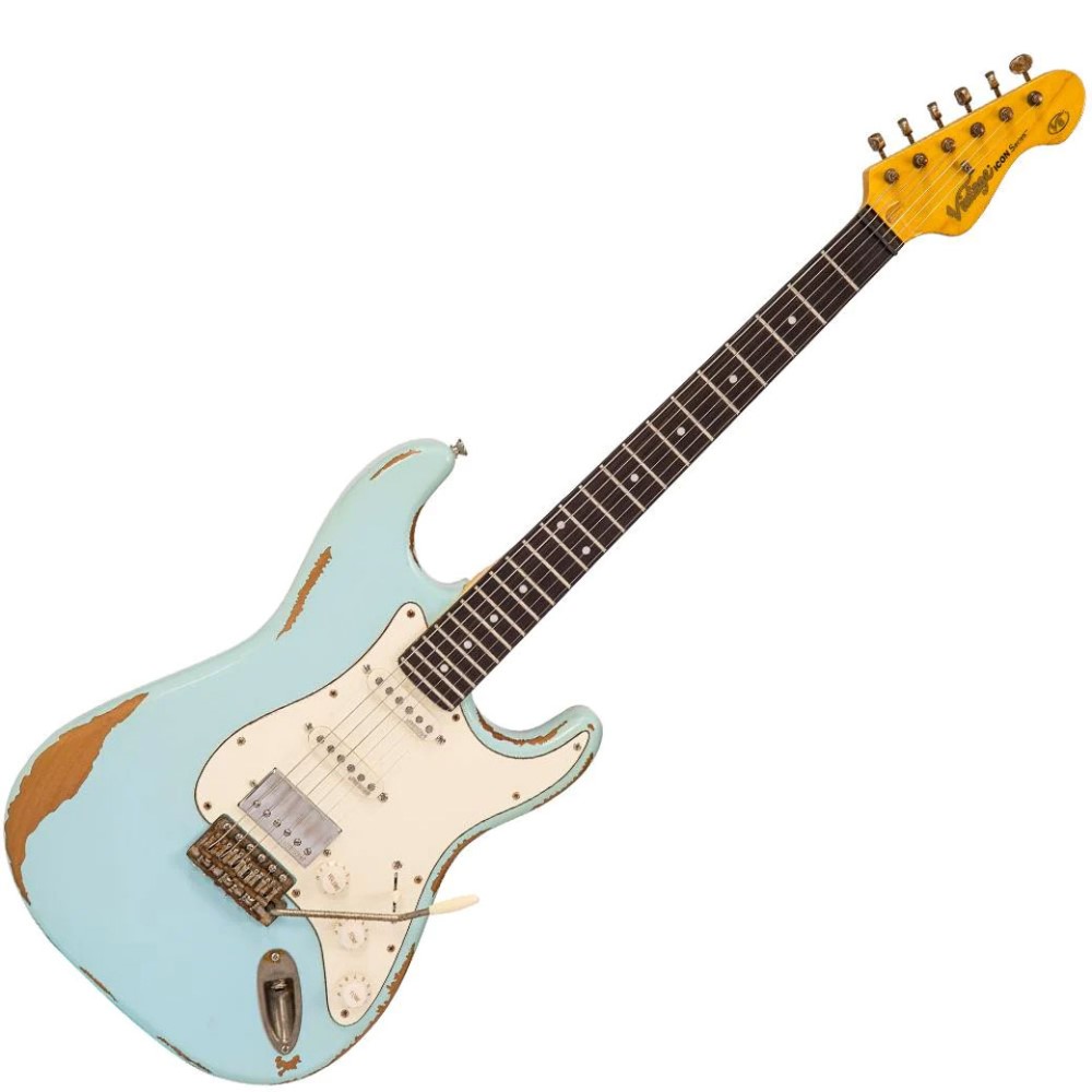 VINTAGE ICON V6HMRLB Relic Laguna Blue Ηλεκτρική Κιθάρα