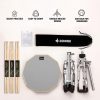 DONNER EC-2003 Practice Pad - Επιφάνεια εξάσκησης Σετ με βάση, θήκη και αξεσουάρ