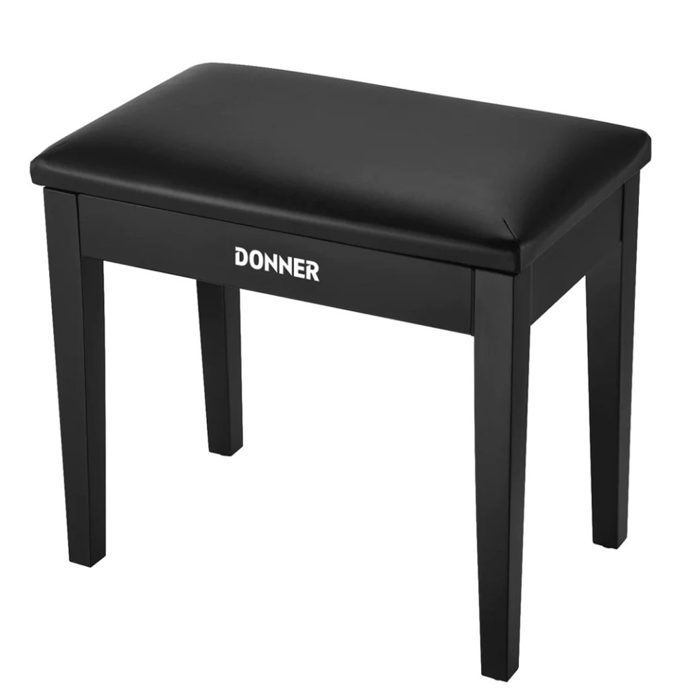 DONNER EC-2044 Κάθισμα Πιάνου Μαύρο Ματ