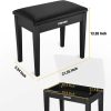 DONNER EC-2044 Piano Bench Matte Black