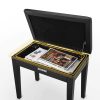 DONNER EC-2044 Piano Bench Matte Black