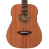 VINTAGE VE-100MH Traveler Electroacoustic Guitar 3/4 Size