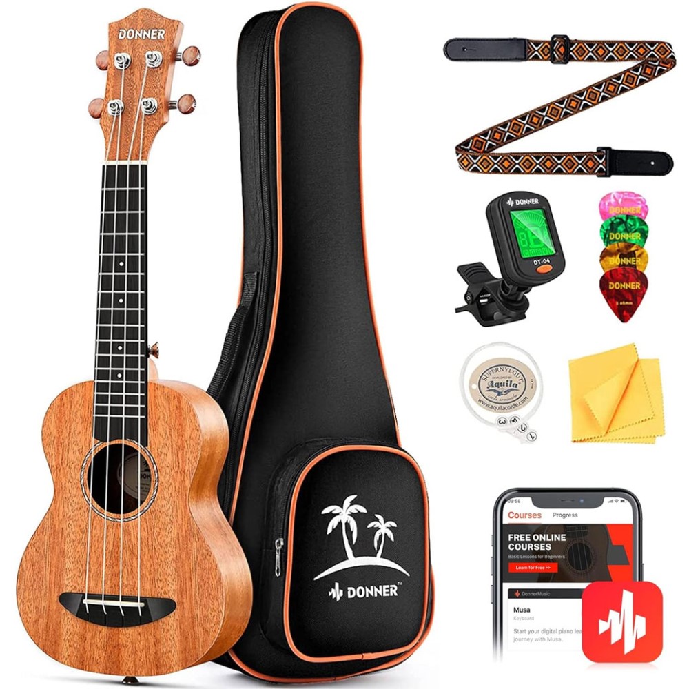 DONNER EC-938 Concert Ukulele Set - Γιουκαλίλι Σετ
