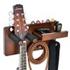 DONNER EC-2075 Guitar Wall Mount Hanger with wooden shelf