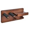 DONNER EC-2075 Guitar Wall Mount Hanger with wooden shelf