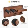 DONNER EC-2075 Guitar Wall Mount Hanger with wooden shelf