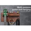 DONNER EC-2075 Guitar Wall Mount Hanger with wooden shelf