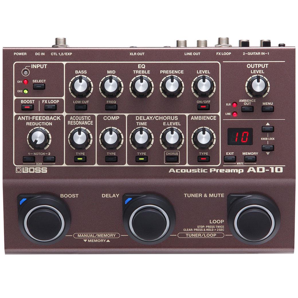 BOSS AD-10 Πετάλι προενίσχυσης / εφέ Ακουστικών Οργάνων