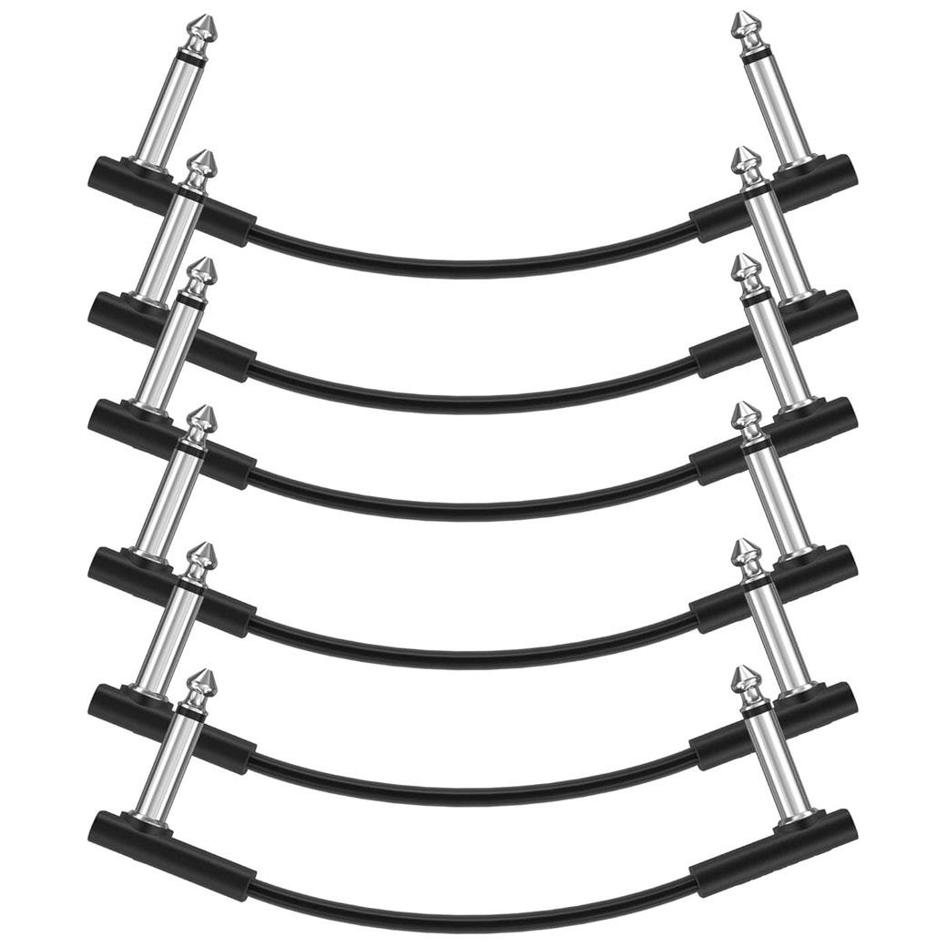 DONNER EC-1125 Patch Cable Set 0,15m Angled 6-Pack