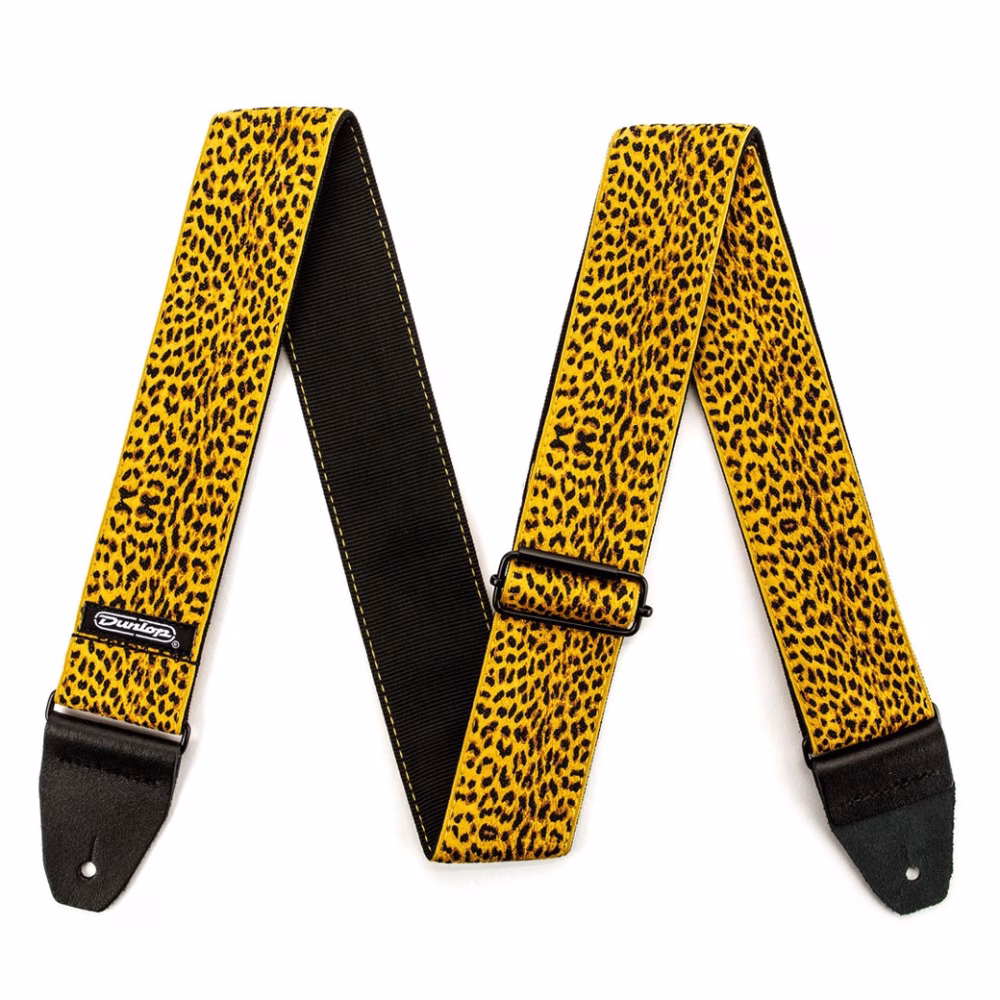 DUNLOP D6725 Jacquard Leopardskin Guitar Strap