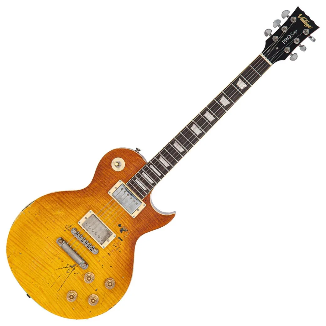 VINTAGE ProShop Custom Build V100PU Kossoff 59' Dirty Lemon Ηλεκτρική Κιθάρα