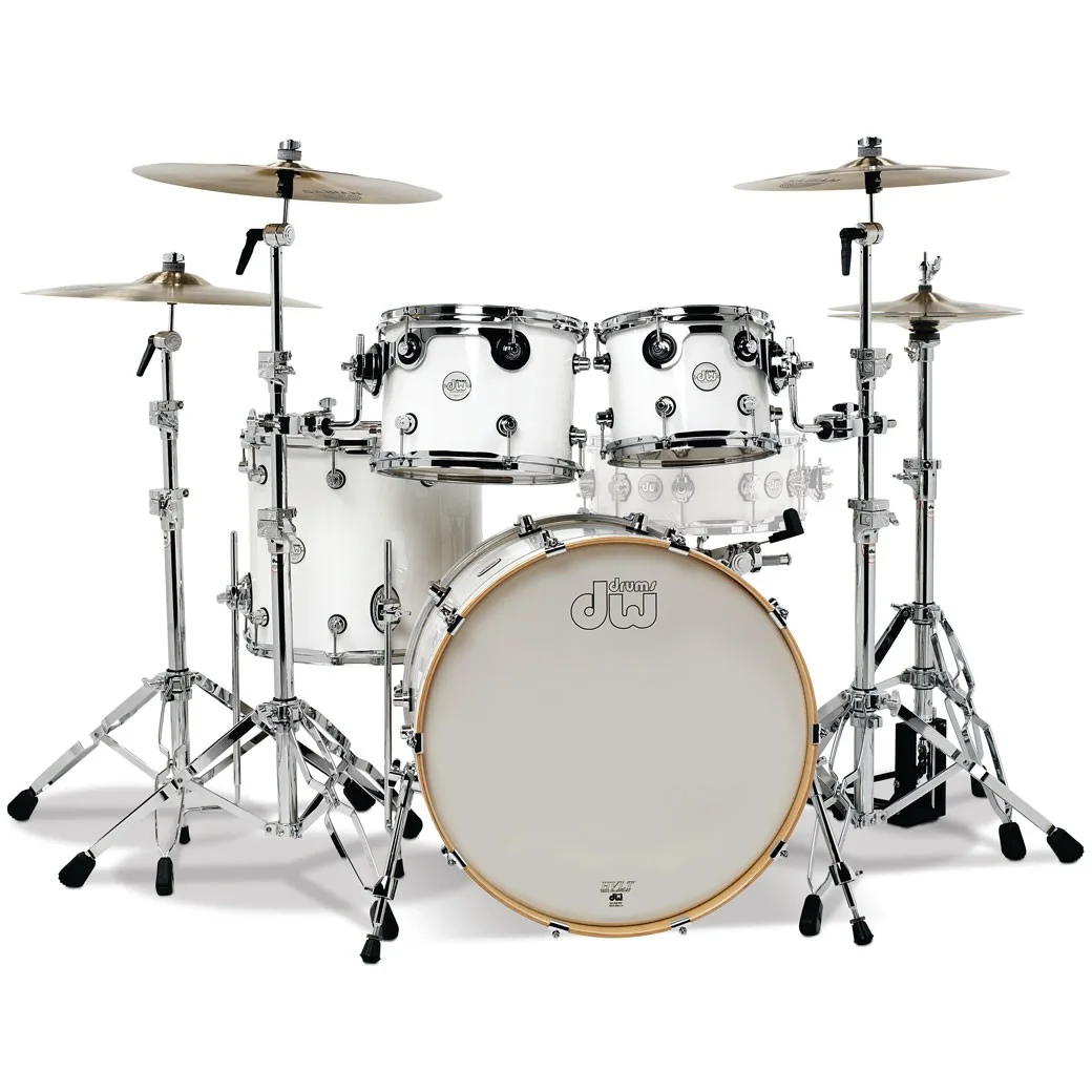 DW DDLG2214WH Design Series Ντραμς 4 Pieces Shell Pack